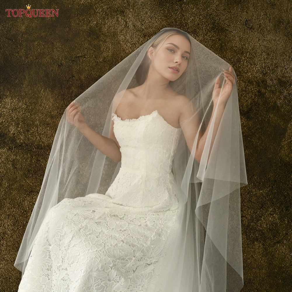 Bridal Veil 3m Long Double Layer Customizable