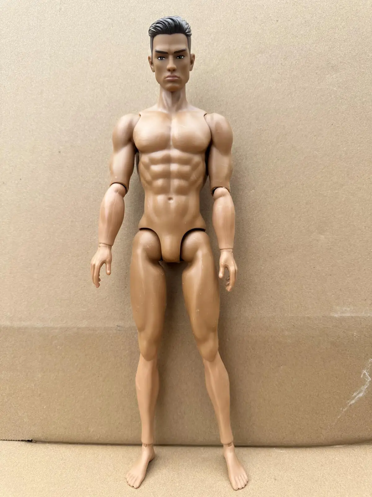 1/6 Male Doll Multi-Joints Movable Doll Body Toy Parts Heads Handsome Action Figure DIY Drawing Mannequin Doll Accessories