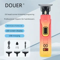 Clipper Electric Oil Head Engraving Electric Clipper Home Self-service Shaving Special Artifact Shaving Salon Professional Hair 1