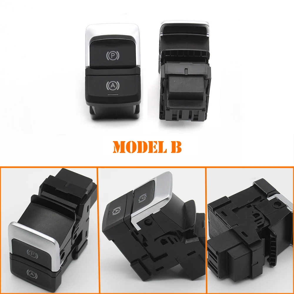 Car Electronic Hand Brake Parking Switch Handbrake Auto Hold Button Assembly for Audi RS Q3 2012- 8U0927225E 8U0927225G