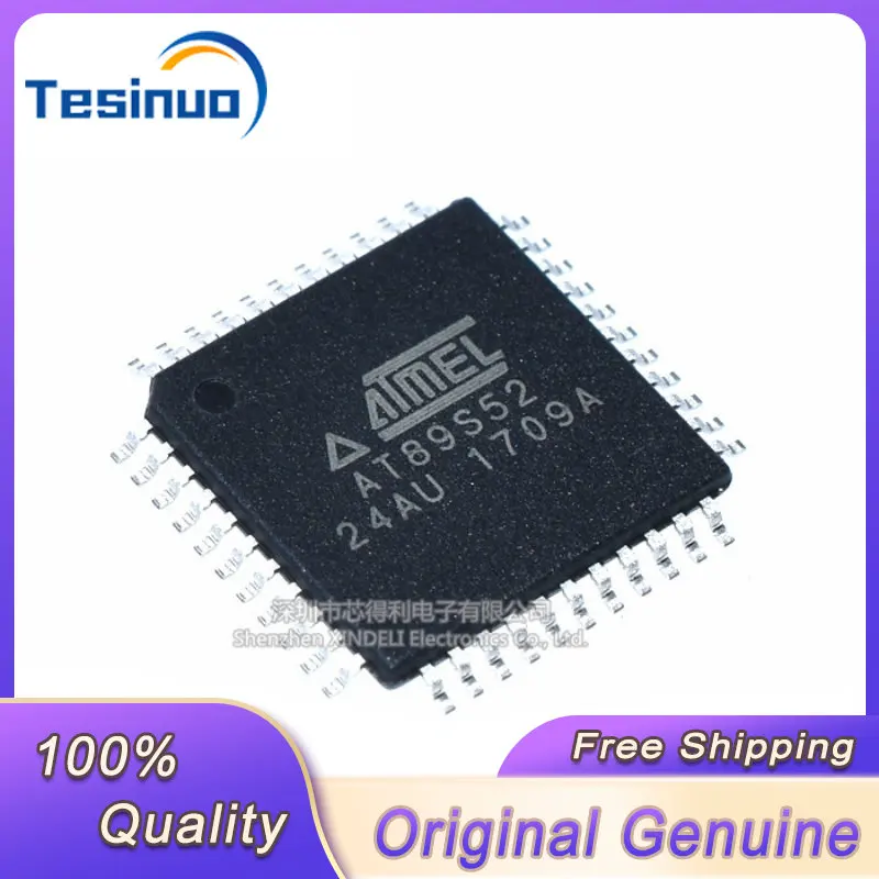 

5/PCS New Original AT89S52-24AU 8-bit Flash Microcontroller 8051 TQFP44 In Stock