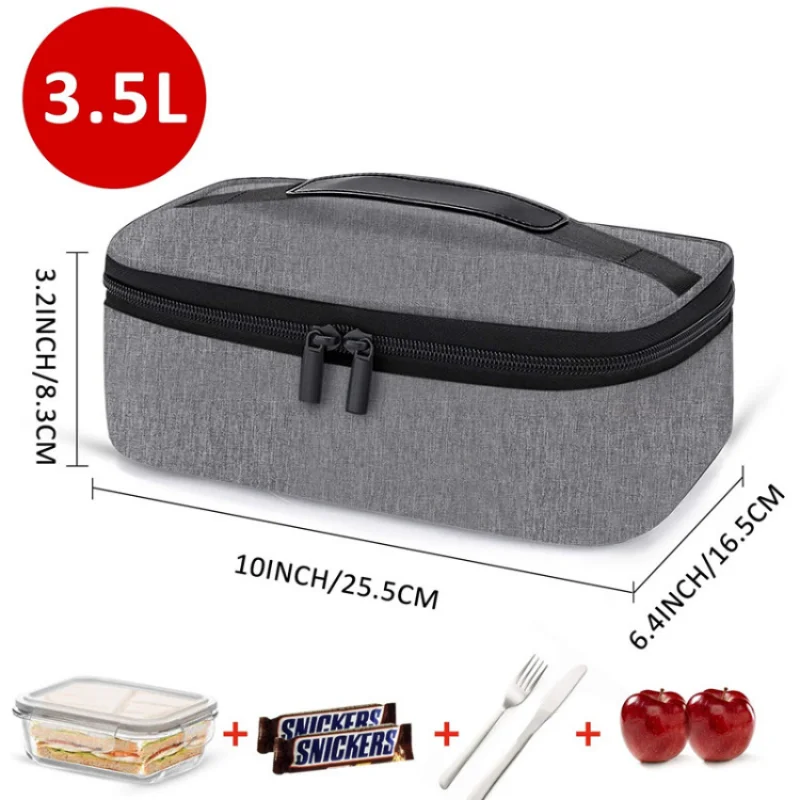 Portable Insulated Lunch Bag Aluminum Foil Rice Bag Meal Pack Ice Pack Waterproof Cooler Lunchbox Handbag Camping Cooler