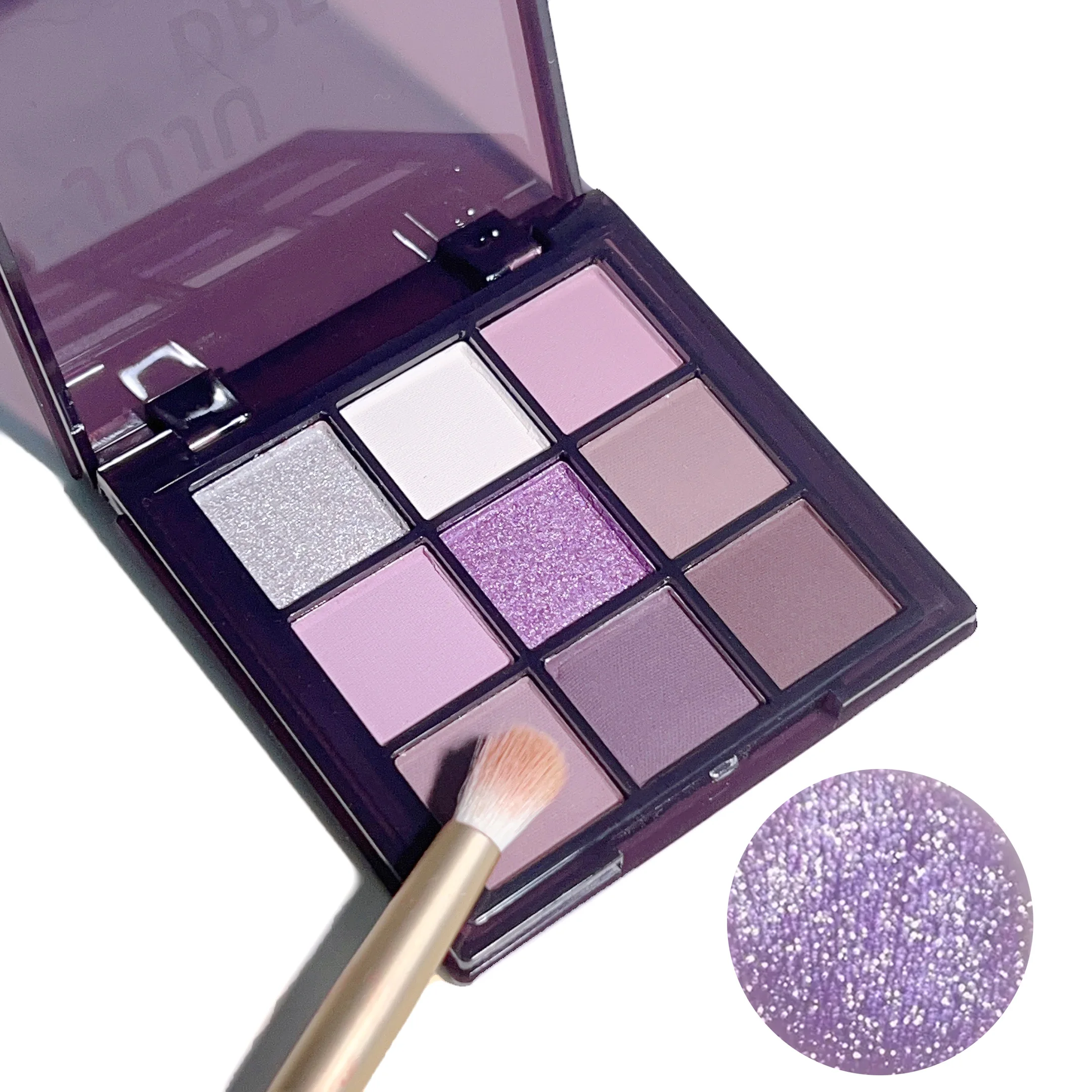 9-color eyeshadow palette | White, purple, silver, pink, black, multi-color series | Waterproof and long-lasting | Essential for 2