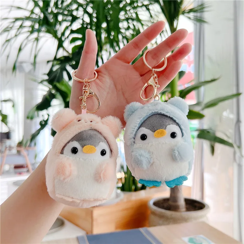 Costume Penguin Doll Cute Change Into A Small Penguin Keychain Plush Toy