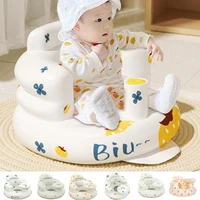 Baby Inflatable Seat Inflatable Chair for Baby 3-12 Months with Built in Air Pump Blow Up Infant Chair for Sitting Back Support 6