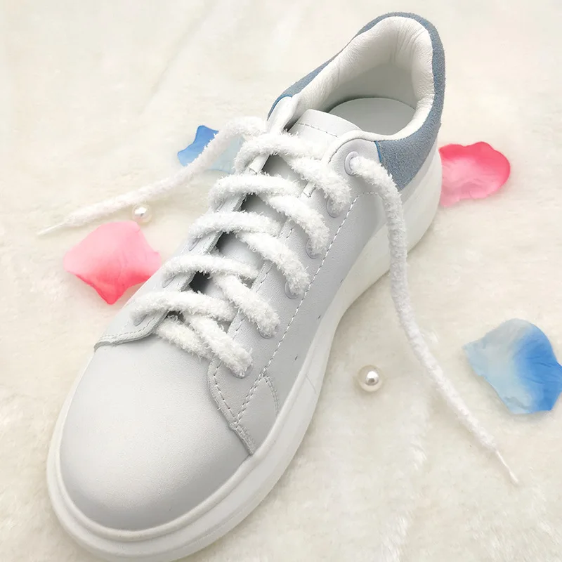 Plush Winter Caterpillar Trend Casual Sport Shoelaces