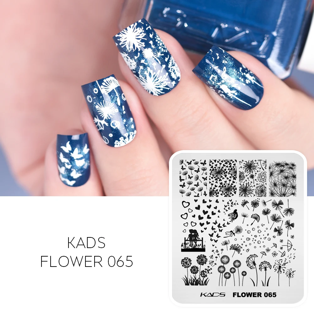 Kads Nailart-Stempelschablone Aus Edelstahl — Elegante Nageldesigns Einfach Selbst Gestalten
