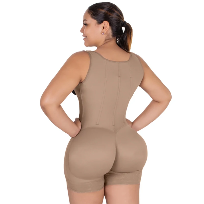Women High Strong Pressure Body Shaper Butt Lifter Shapewear Tummy Control Slimming Flat Belly Waist Training Bodysuit Fajas