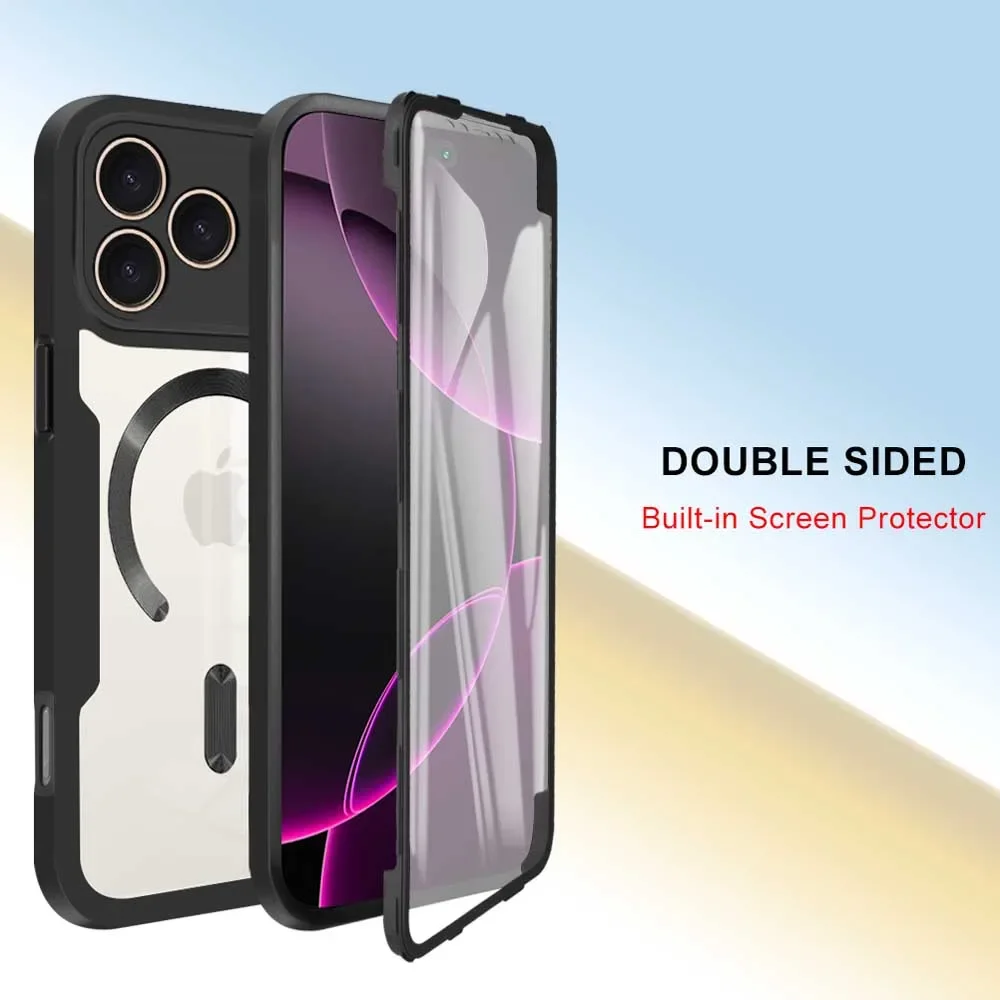 360 Full Body Transparent Screen Protector and Shockproof Phone Case