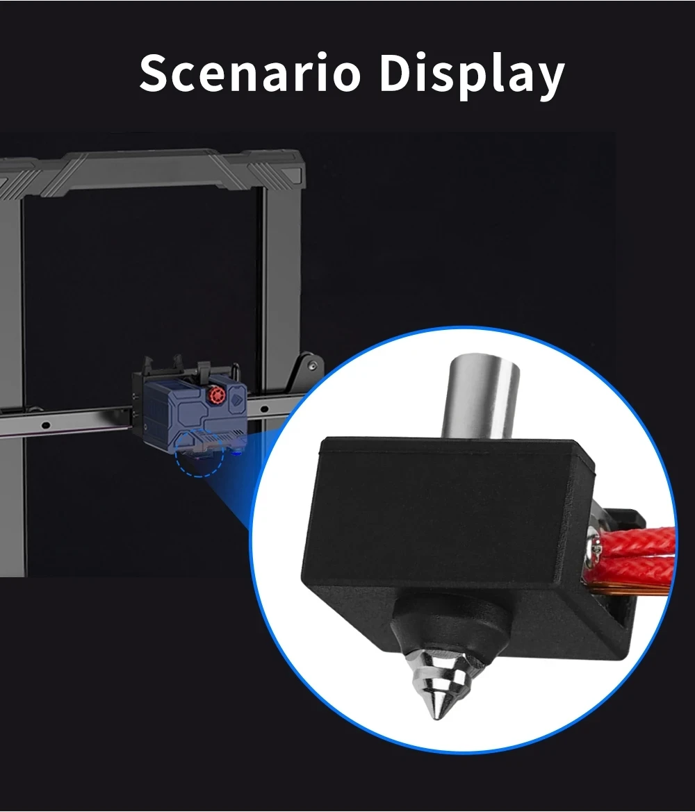 Creality offizielles Ender-3 S1 /CR-10 Smart Pro/Sermoon V1 / pro Sprite Extruder Upgrade Heizblock Kit Hochtemperatur 300 ℃ – Detail 10