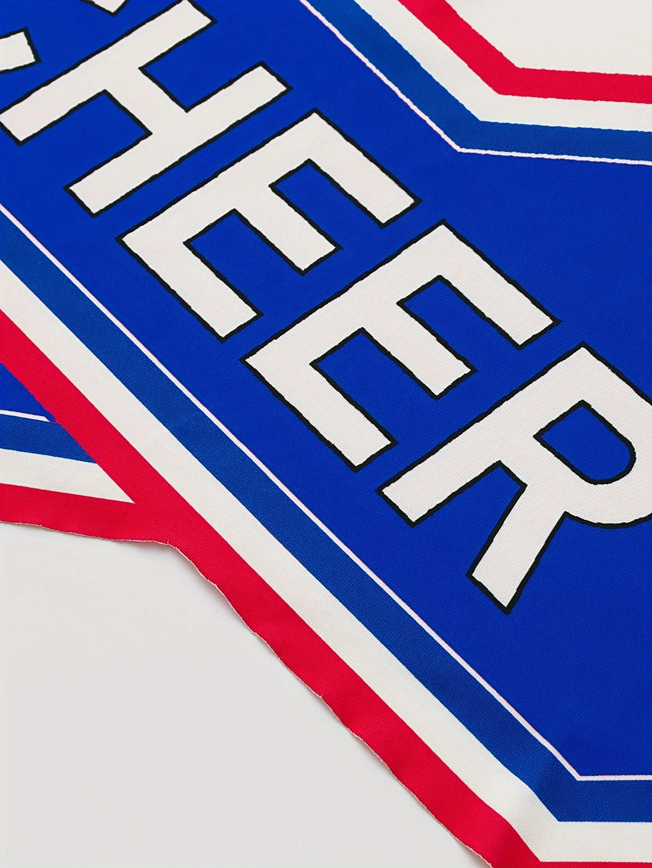 Description Picture 6 of itemLong sleeved Cheerleader Short Skirt Set Girls Kids Holiday Party Cute Homecoming Season Sports Performance Costume Send Pom Pom