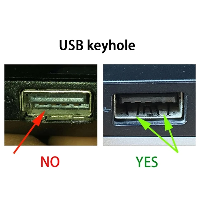 Candado para puertos USB con protección de seguridad