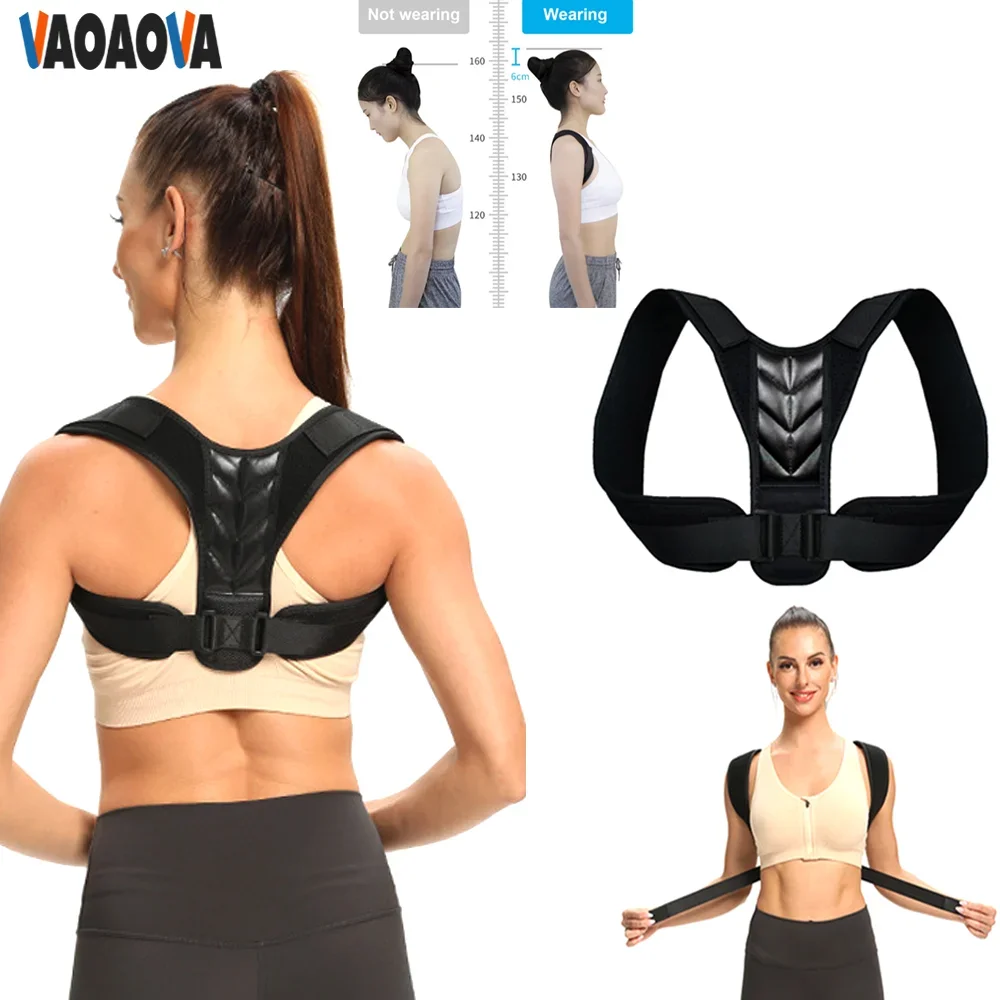 Posture Corrector Back Brace Comfortable Posture Trainer For Spinal Alignment And Support Adjustable Back Straightener