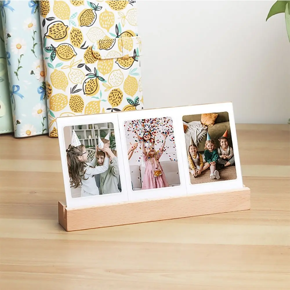 For Fuji Mini 12 3 In 1 3 Inch Photo Frame Acrylic LED Light Photo Table Instant Film Camera For Fujifilm Instax Mini Film