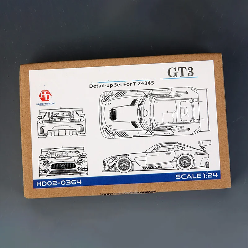 Фото Модель аксессуара для сборки автомобиля HobbyDesign 1:24 GT3 №1