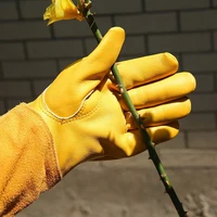 1 paire de gants de jardin longs résistants aux épines, gantelet d'élagage de roses, respirant, Floral, mitaines de travail, Protection du coude pour femmes et hommes 3