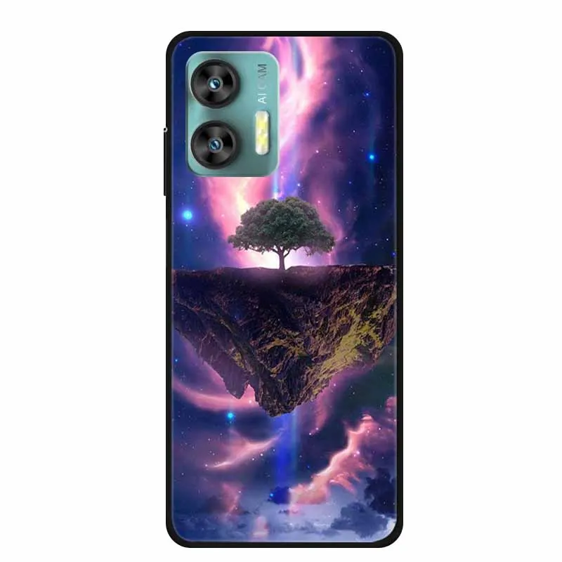 Black Cool Cat Silicone Soft TPU Shockproof Phone Case