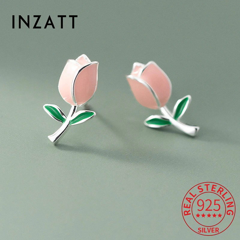 

Женские серьги-гвоздики из серебра 925 пробы с эмалью