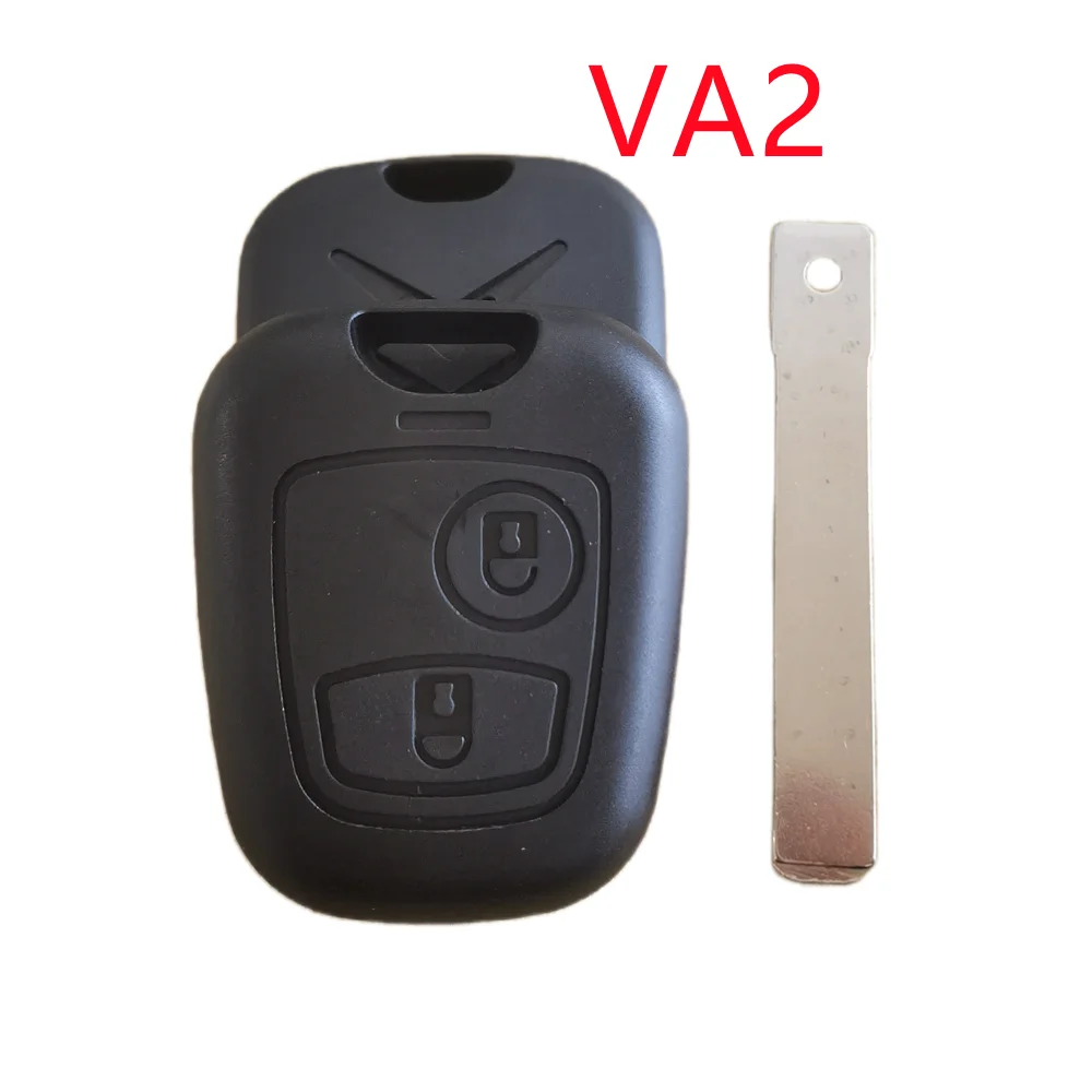 

Корпус для дистанционного ключа Citroen C1 C2 C3 saxo Berlingo XSARA Picasso с лезвием VA2 или HU83, 2 кнопки, 1 шт.