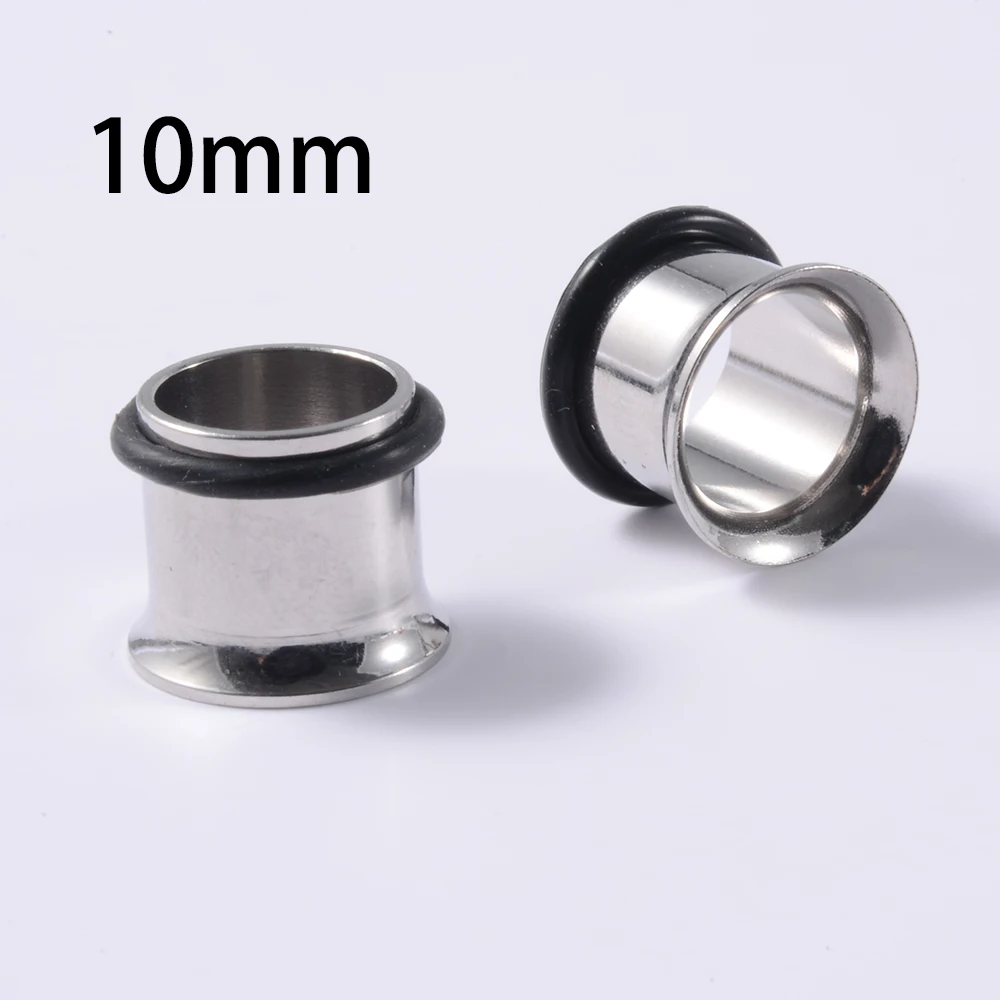 6pair Giant Size Stainless Steel Single Flared Tunnel & Acrylic Stretcher Ear Taper Kit Earring Gauge Plug Piercing Body Jewelry body jewelry body piercing jewelry ear piercing jewelry body piercing earrings body piercing kit ear taper earrings piercing jewelry