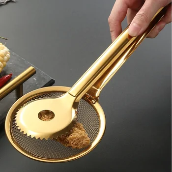 Gold Steel Food Clip 1