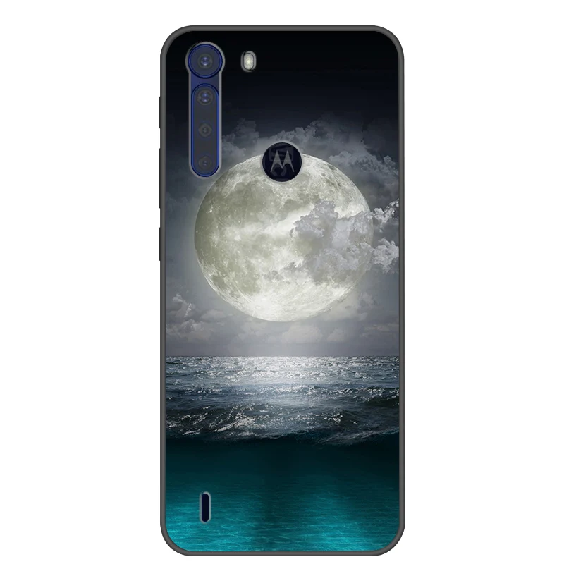 Fashionable Cool Soft Silicone Cover for Motorola One Fusion+ Phone