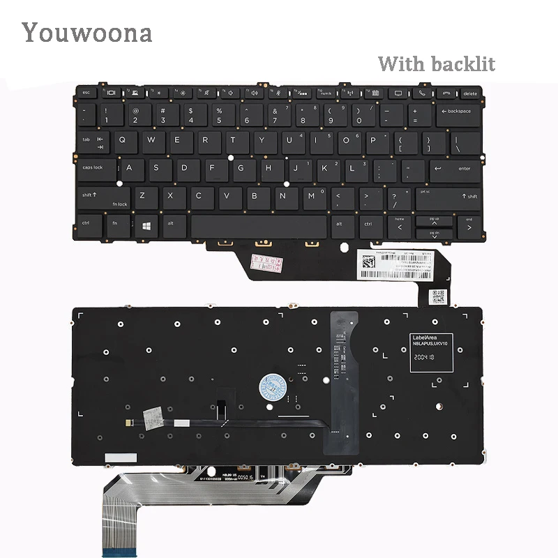 NewORIGINALLaptopKeyboardWithbacklitForHPEliteBookx3601030G2