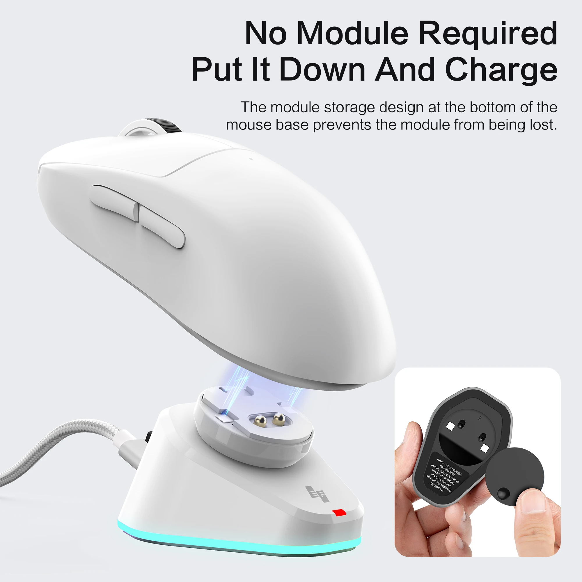 Wireless Mouse Charging Dock
