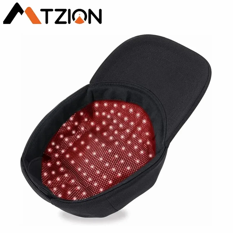 Red Light Cap Infrared Light Therapy with 100 LEDChips,430nm& 660nm Red Light and 850nm Near Infrared Light Cap for Hair Growth