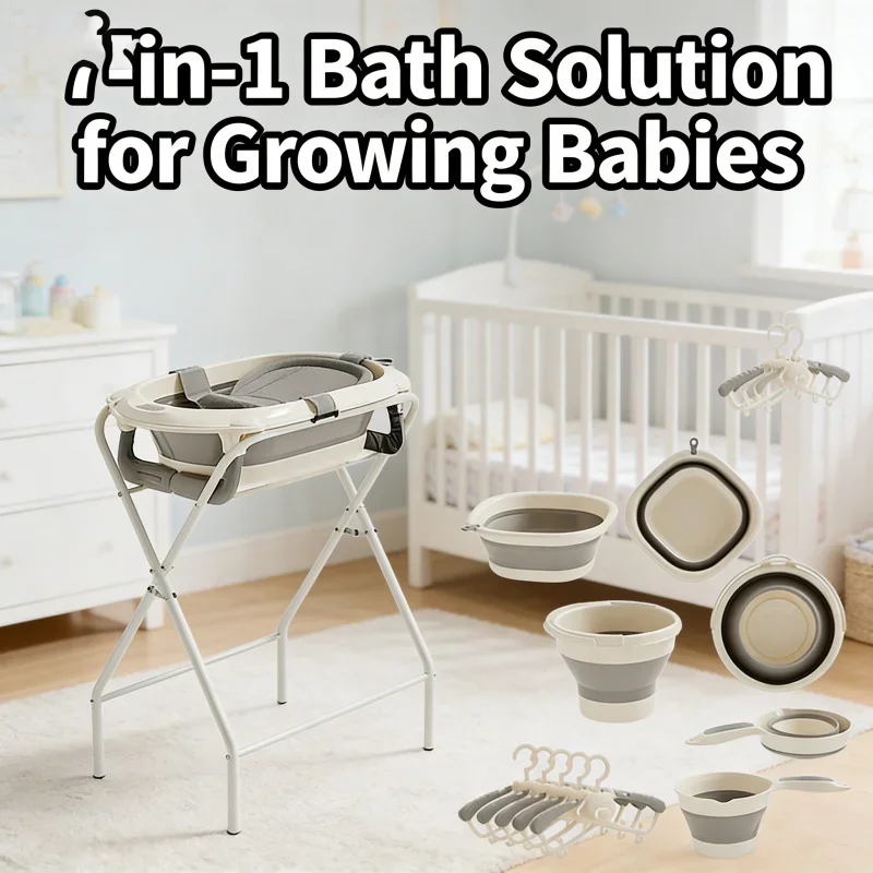 7-in-1 Foldable Baby Bath Set 1