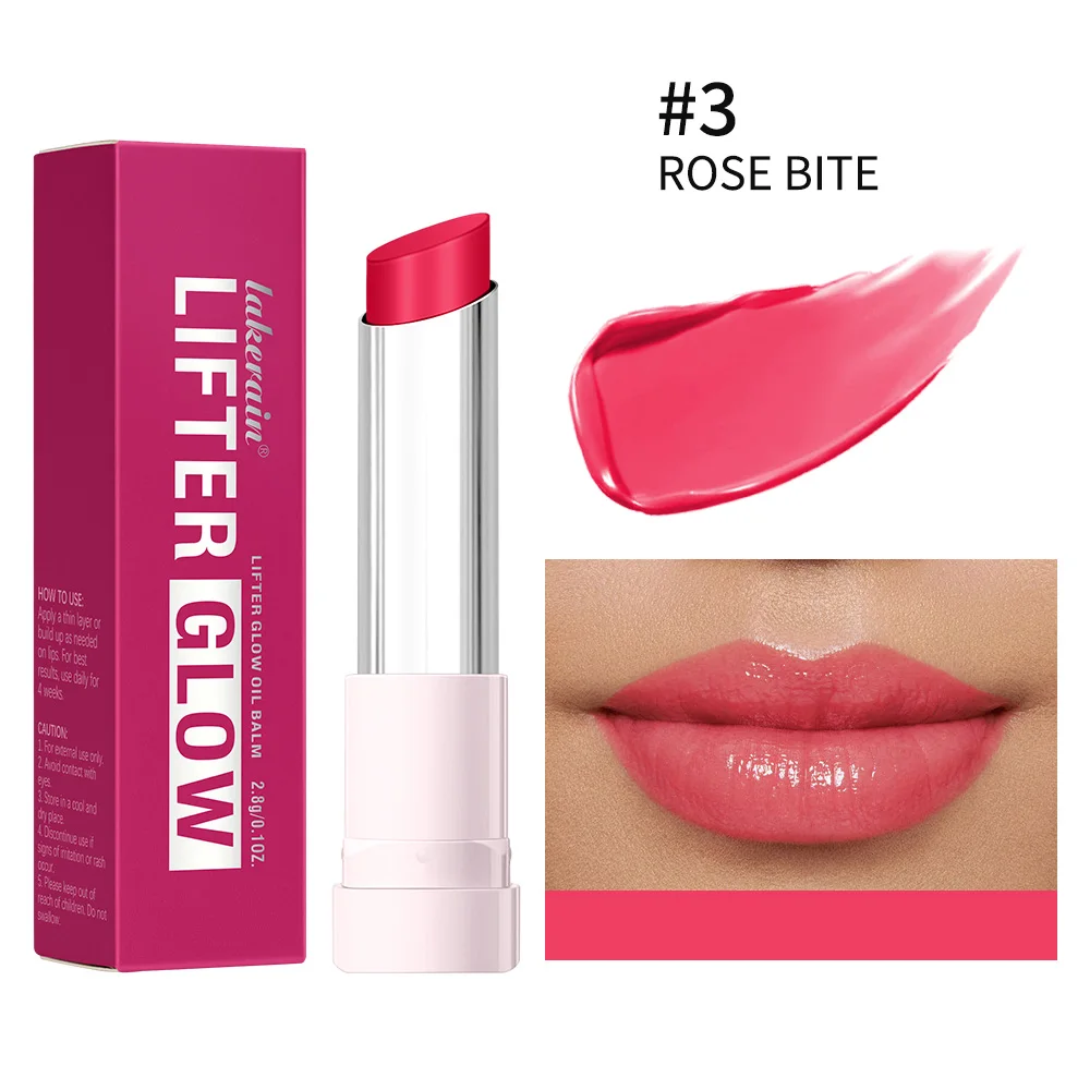 Glossy Hydrating Lip Balm - 24HR Long-Lasting Moisturizing Treatment with Plumping Effect in 10 Shades
