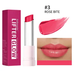 Glossy Hydrating Lip Balm - 24HR Long - Lasting Moisturizing Treatment with Plumping Effect in 10 Shades (3 ROSE BITE)