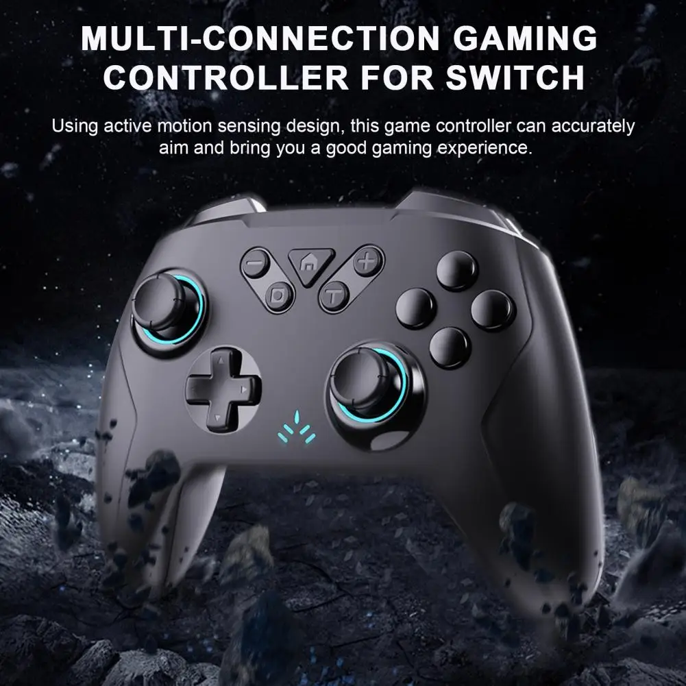 

Wireless Wired Gamepad for Switch Multi-connection Wireless Gamepad with Motion Sensing Design Colourful for Pc for Multiple