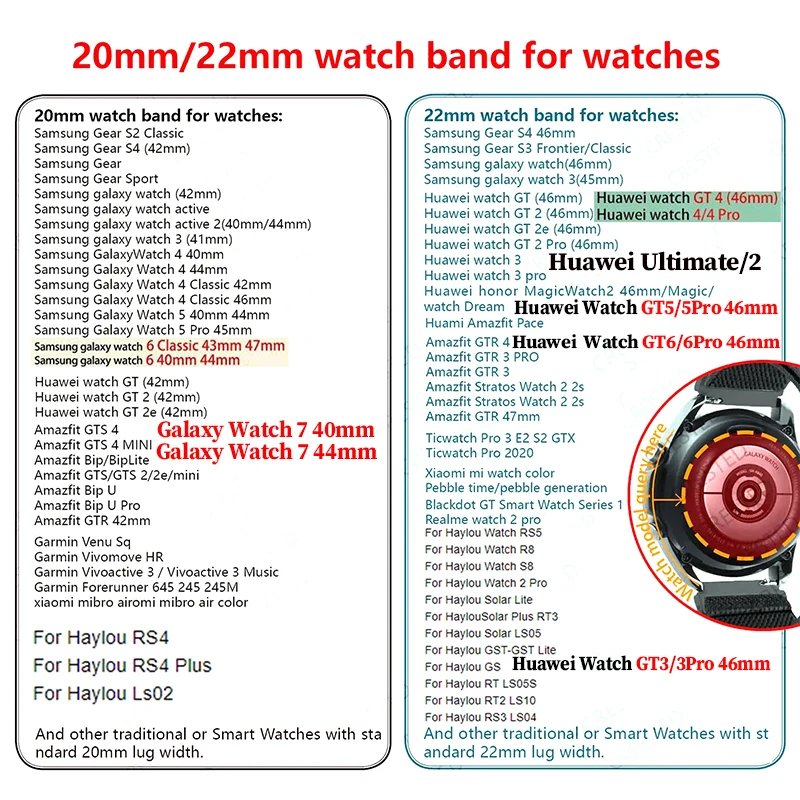 Two-Tone Silicone Sports Strap - 22mm Premium Watchband
