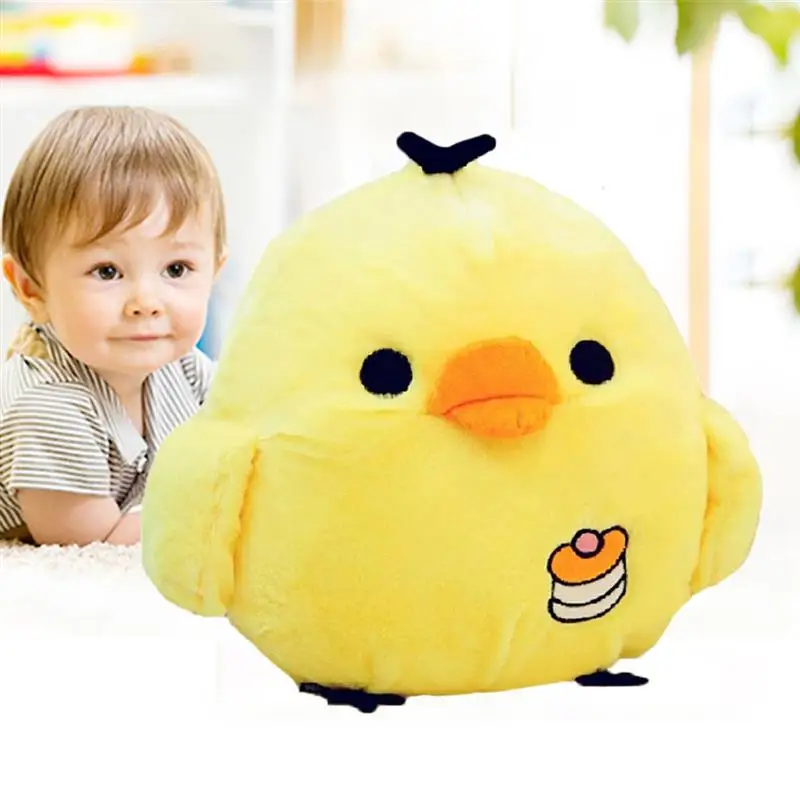 

Little Yellow Chicken Plush Toy Stuffed Standing Chicken Doll Cute Chick Sofa Cushion Plushie Pillow For Kids Birthday Gift