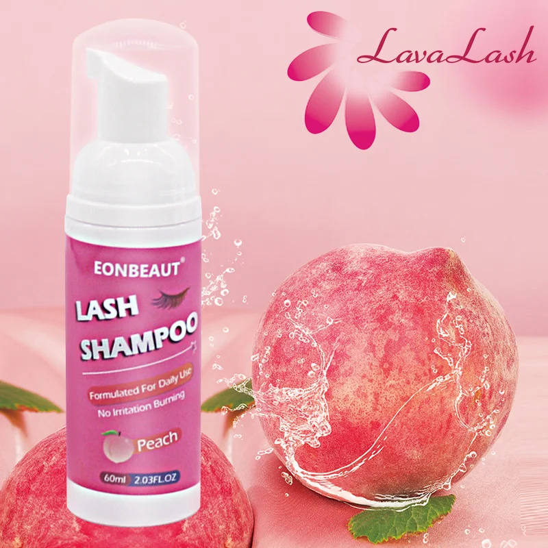 60ml Lash Shampoo For Eyelash Extension Clean Mousse Cleaning Foam
