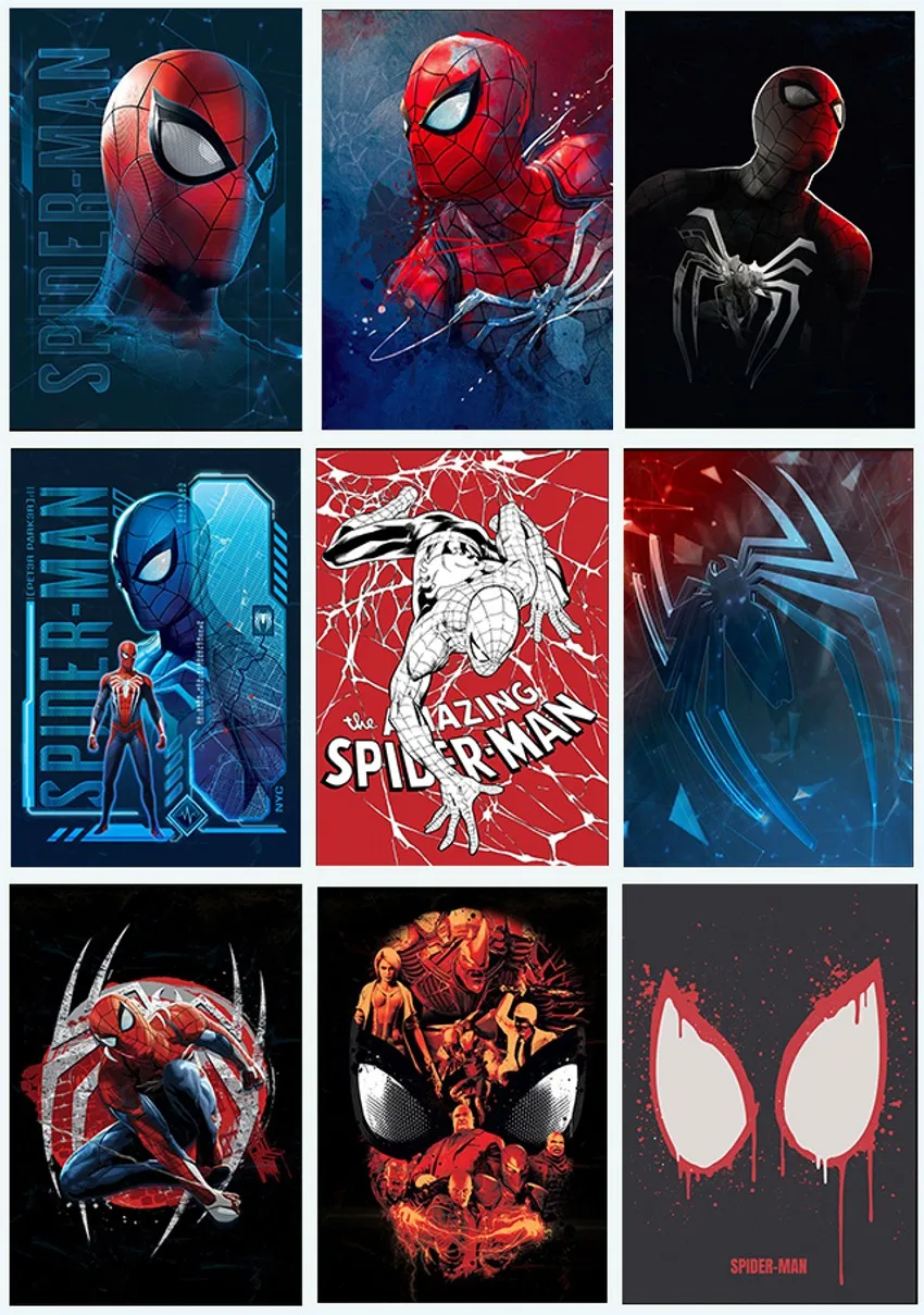 DisneyMarvelSpidermanPostersandPrintsPicturesForWallCanvas