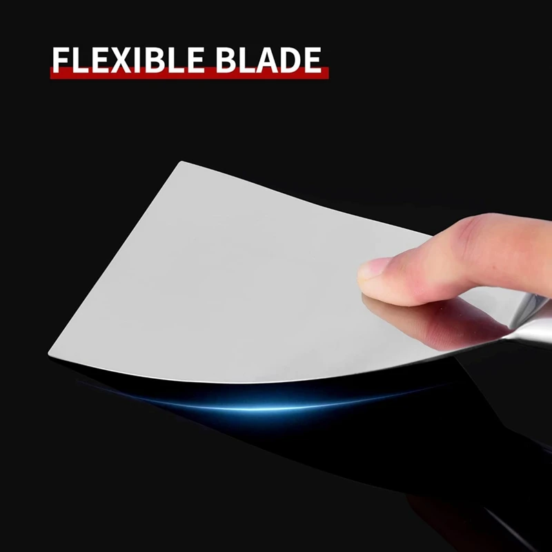 6 Inch Putty-Knife Stainless Steel Scraper Tool for Drywall Finishing Putty Knife Scraper