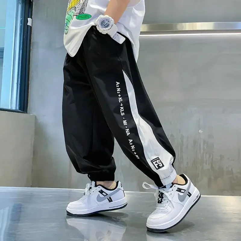 Kids Boys Sport Pants Summer Thin Section Mosquito Repellent Pants Teenage Boys Trousers 3 5 8 10 12 15Y boys pants kids pants