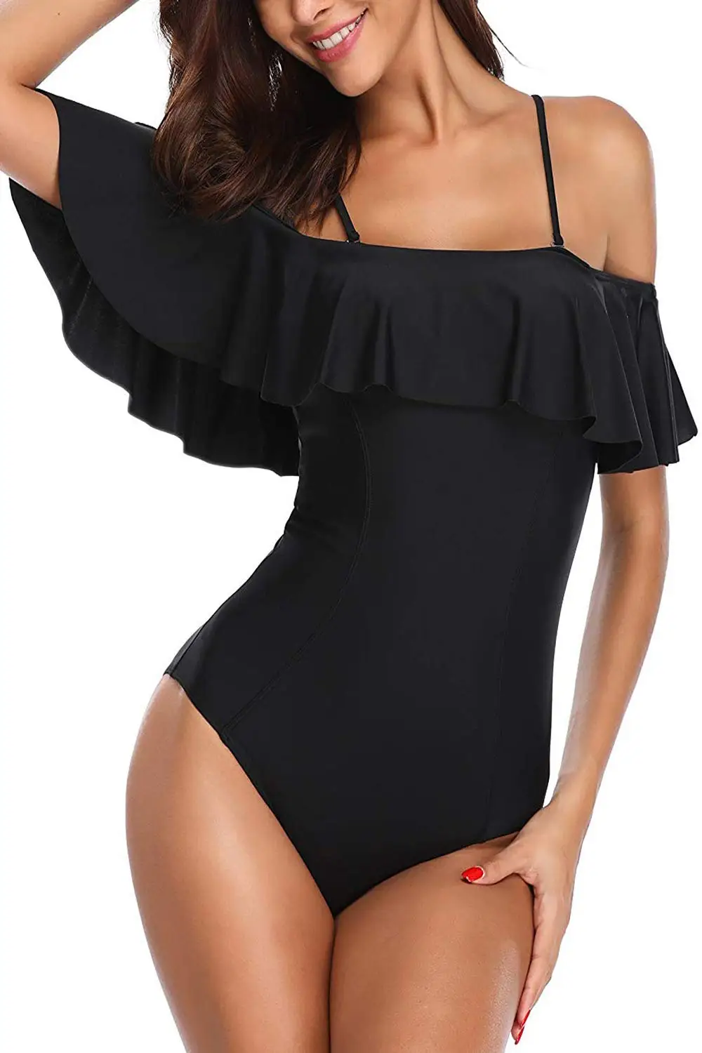 2023 Halter Bikini Set Short Swimsuit Women Sexy Cut Out Backless Monokini Swimwear Bathing Girls Beachwear Bathing Suits