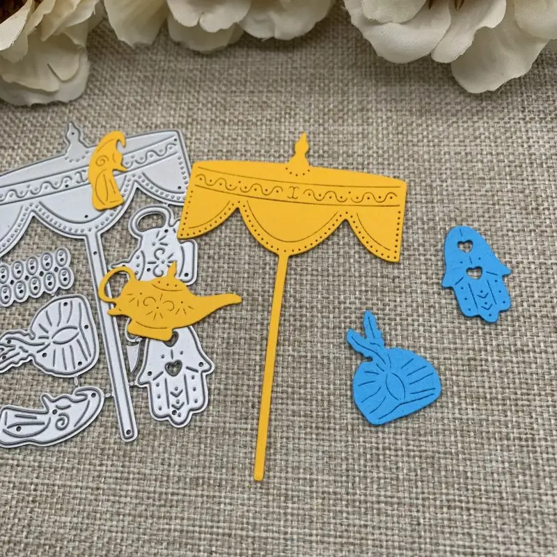 Lampendekoration, Metall-Stanzformen, Schablonen, gestanzt, für DIY Scrapbooking, Album, Papier, Kartenprägung