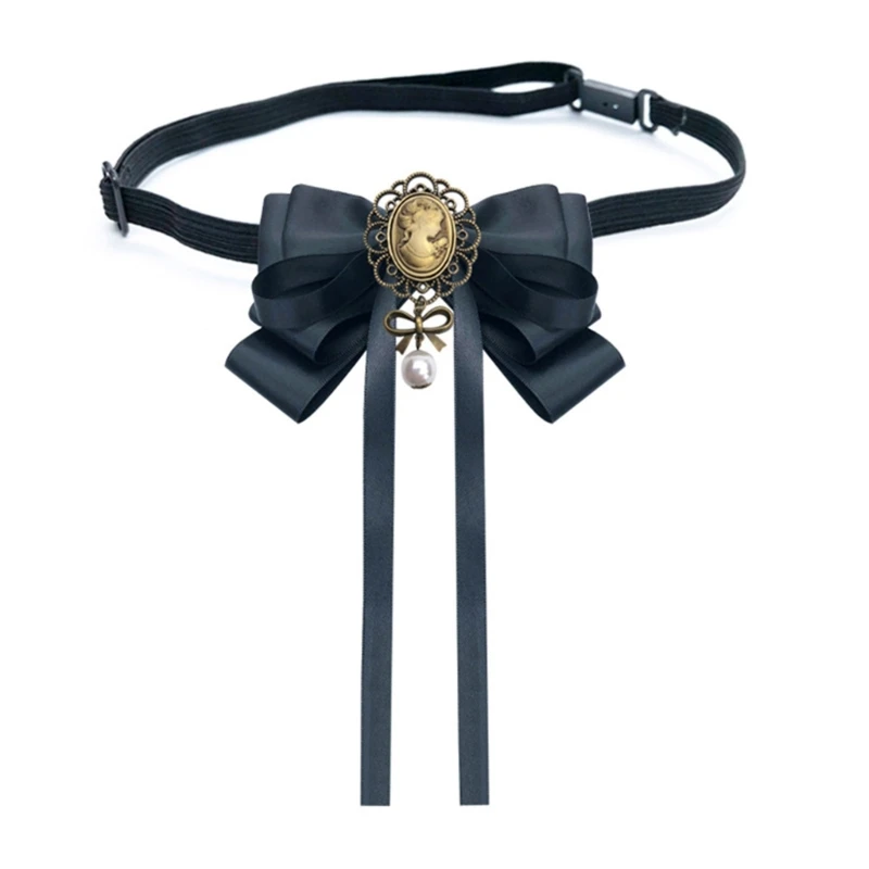 Spilla A Papillon In Pizzo Bianco Per Donna - JKQBUX - Accessorio Moda Con Forcina, Pre-annodata - 5
