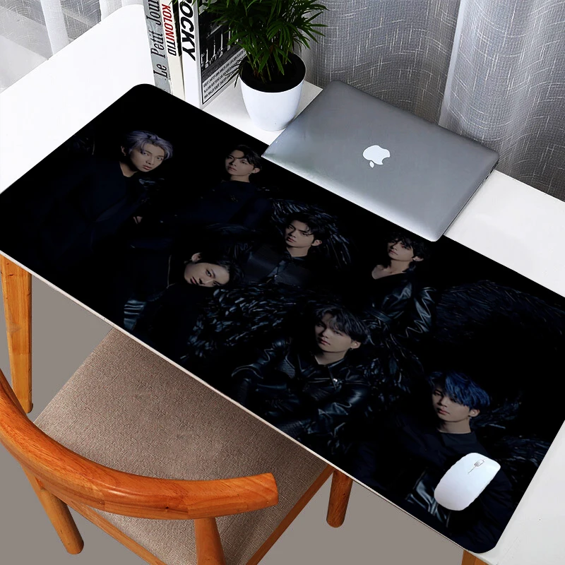 Kpop Bts Mousepad Mouse Mats 900X400 Mause Pad Xxl Kawaii Large Desk Mat Laptop Office Keyboard Gaming Accessories Pc Notebook |