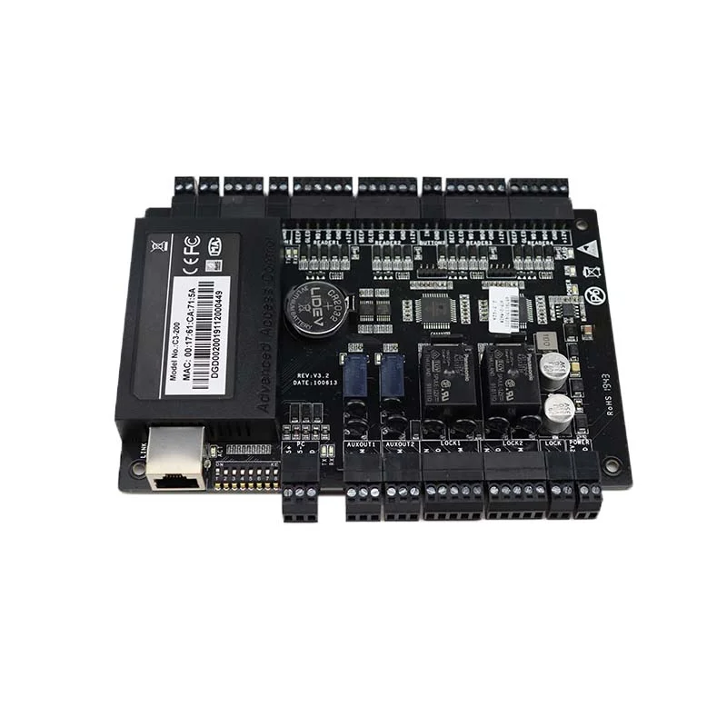 

Wholesaler C3-200 Wiegand Two Doors RFID Access Control Board Network Access Controller With Free SDK