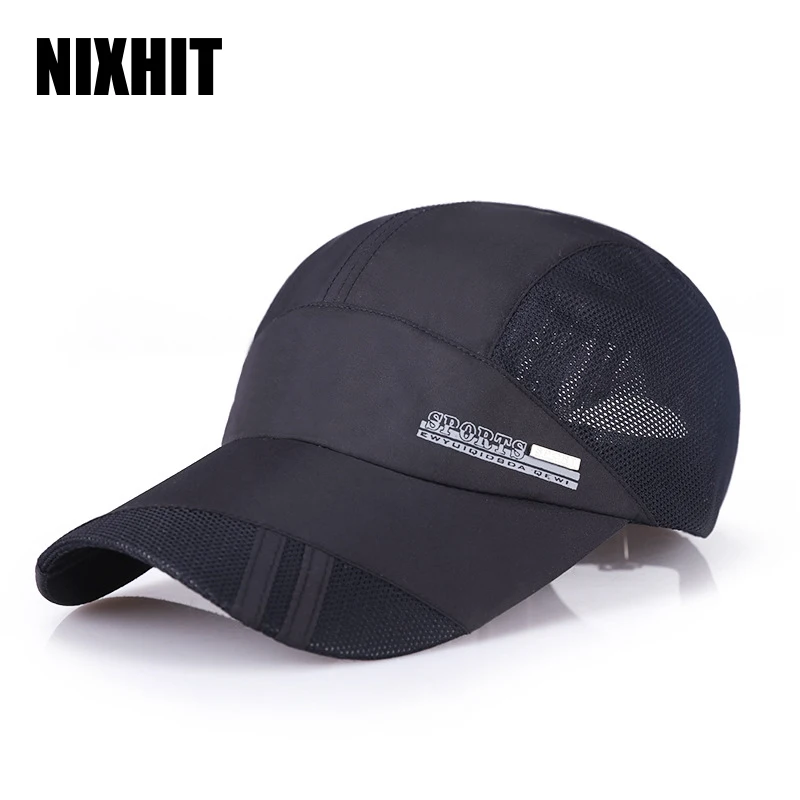 

NIXHIT Outdoor Sports Thin Sunscreen Breathable Quick Drying Women Men's Baseball Cap Travel Hiking Fishing Climbing Hat A256