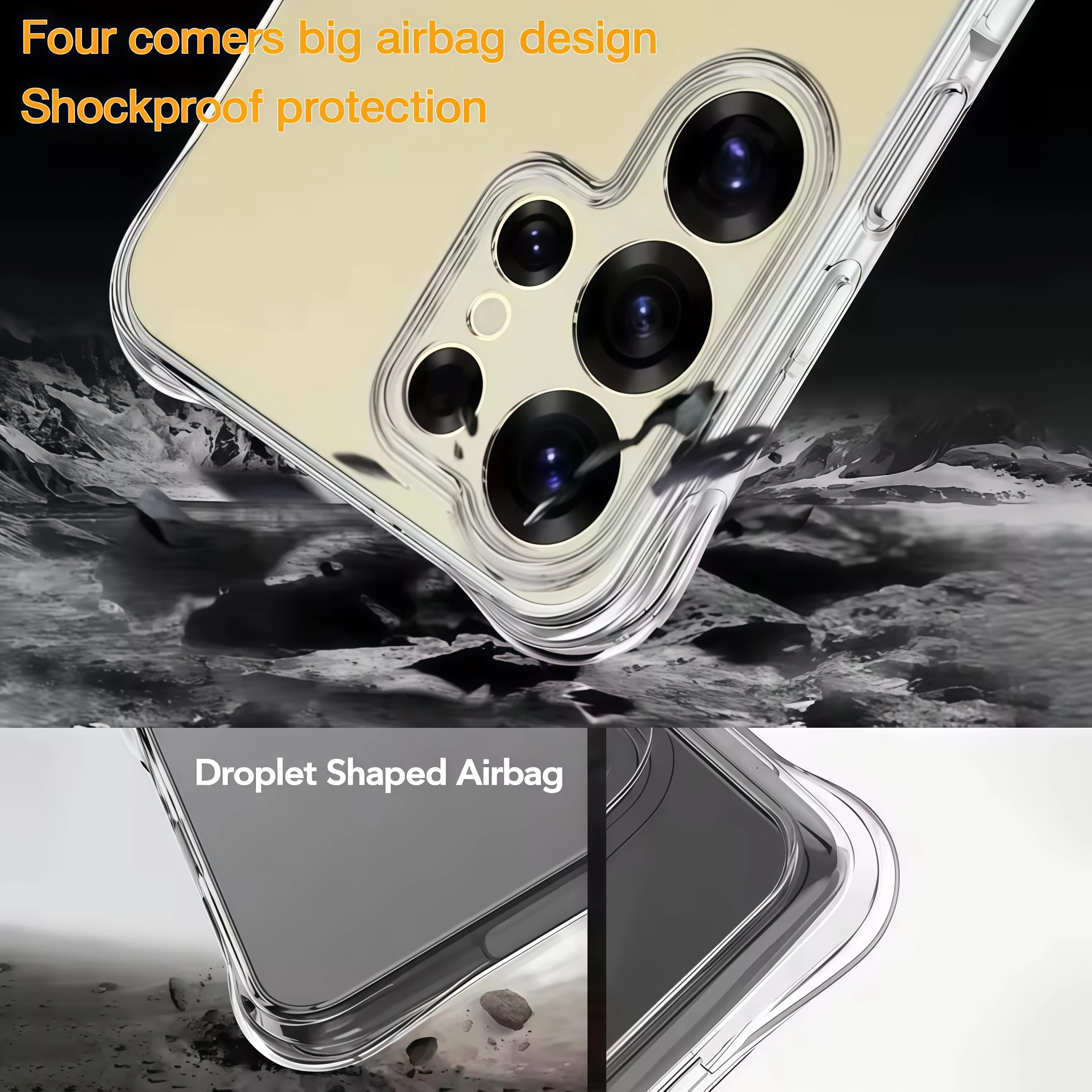 Shockproof Clear Phone Case Cover