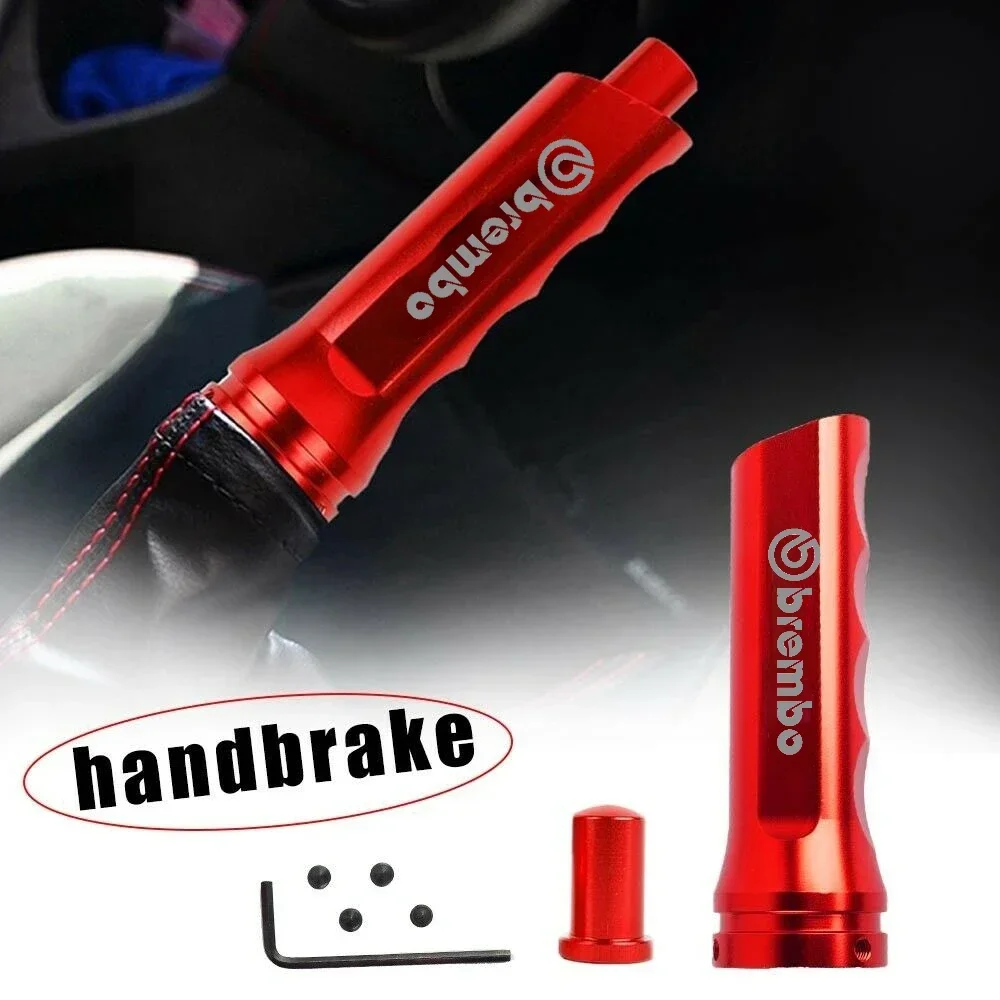 RACING Universal Auto Car Aluminum Hand Brake Sleeve Handbrake Handle Hand Protector Cover