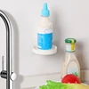 Waterproof Storage Rack Liquid Soap Dispenser Holder Wall Mount Bathroom Shelf 4