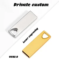 JASTER Metal USB Flash Drive 64GB Creative Business Gifts Memory Stick Mini Black Pen Drive 32GB Golden Key Chain Business Gift 3