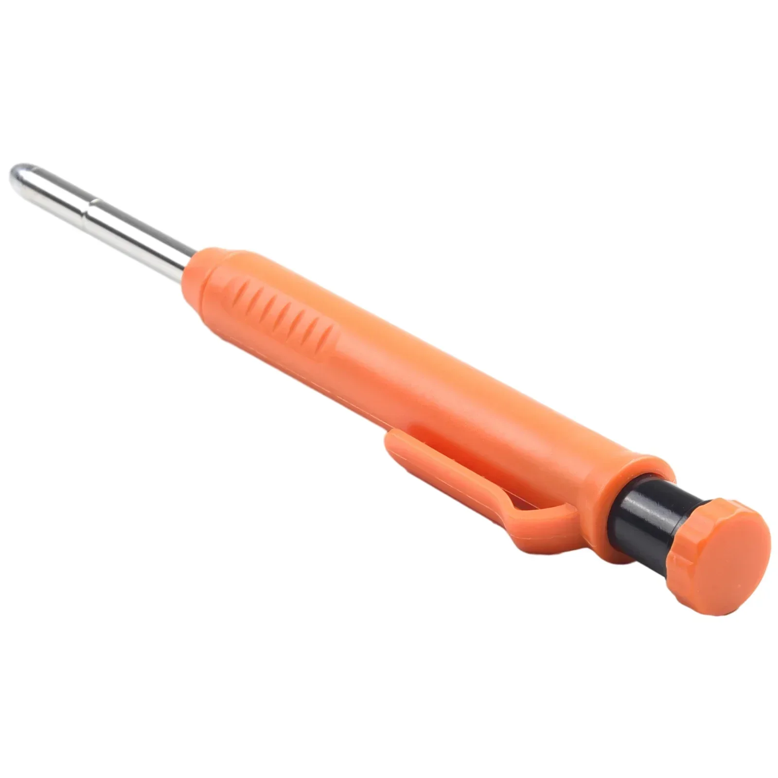 Solid Carpenter Pencil With Built-in Sharpener Set Deep Hole Mechanical Pencil Construction Job Tools Carpentry Marking Scriber